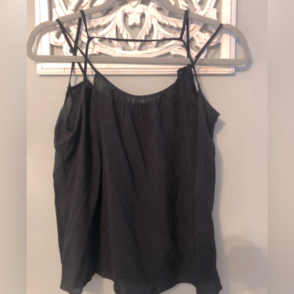 Bonage black strappy sleeveless top